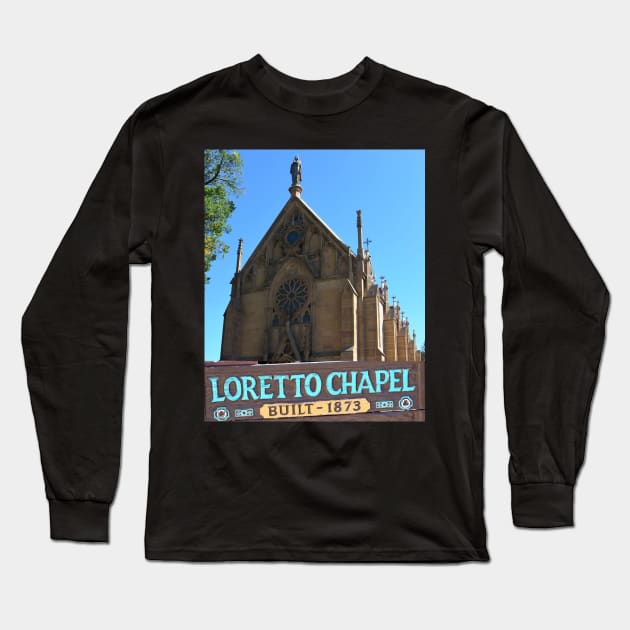 Loretto Chapel 1873 Santa Fe New Mexico Long Sleeve T-Shirt by dltphoto